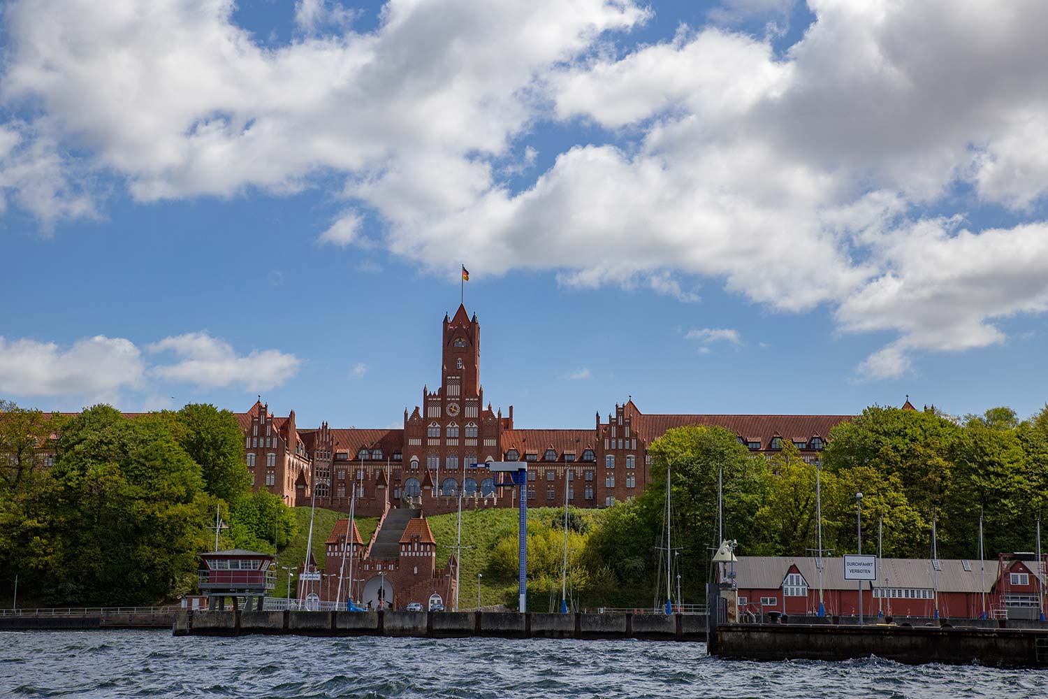 Die Marineschule Mürwik (MSM) in Flensburg-Mürwik