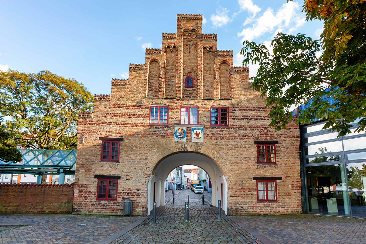 Das Nordertor in Flensburg.