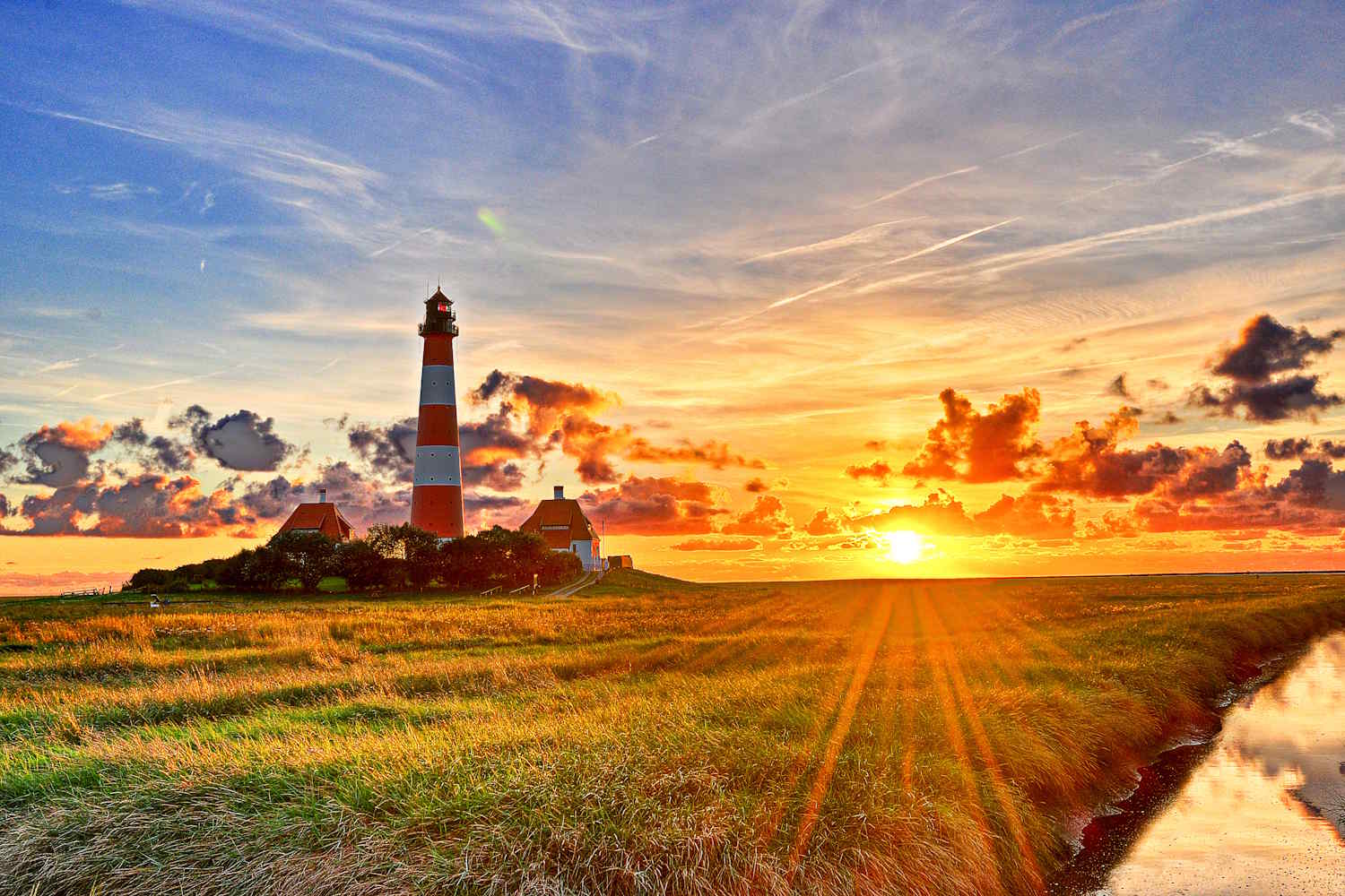 Leuchtturm in Westerhever