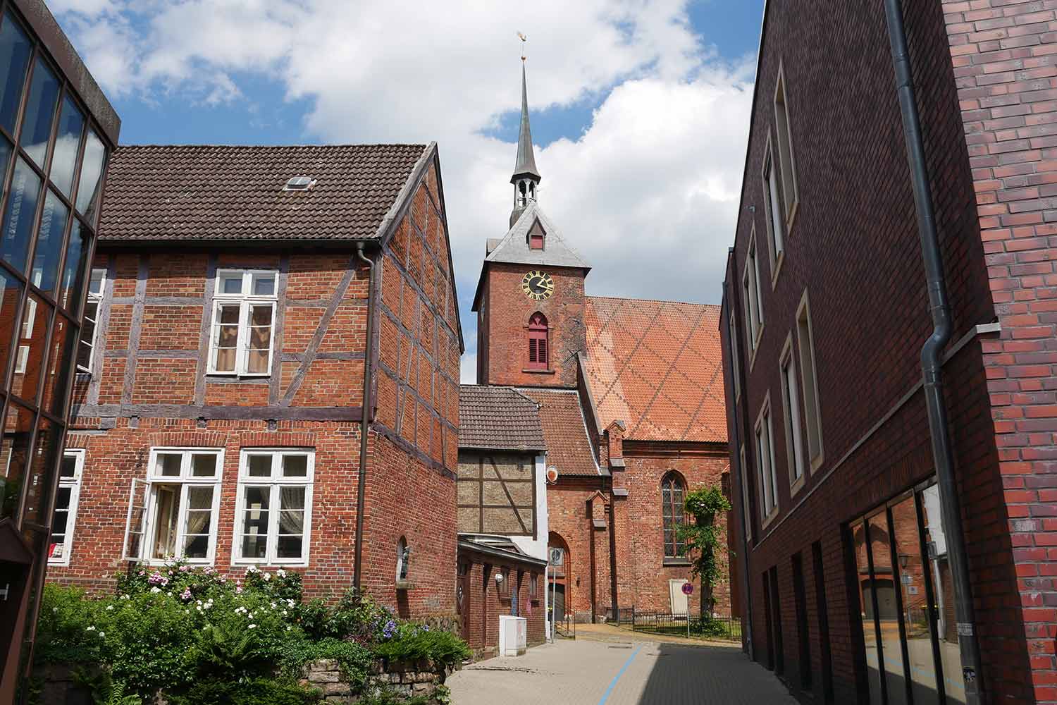 Marienkirche in der Altstadt von Rendsburg
