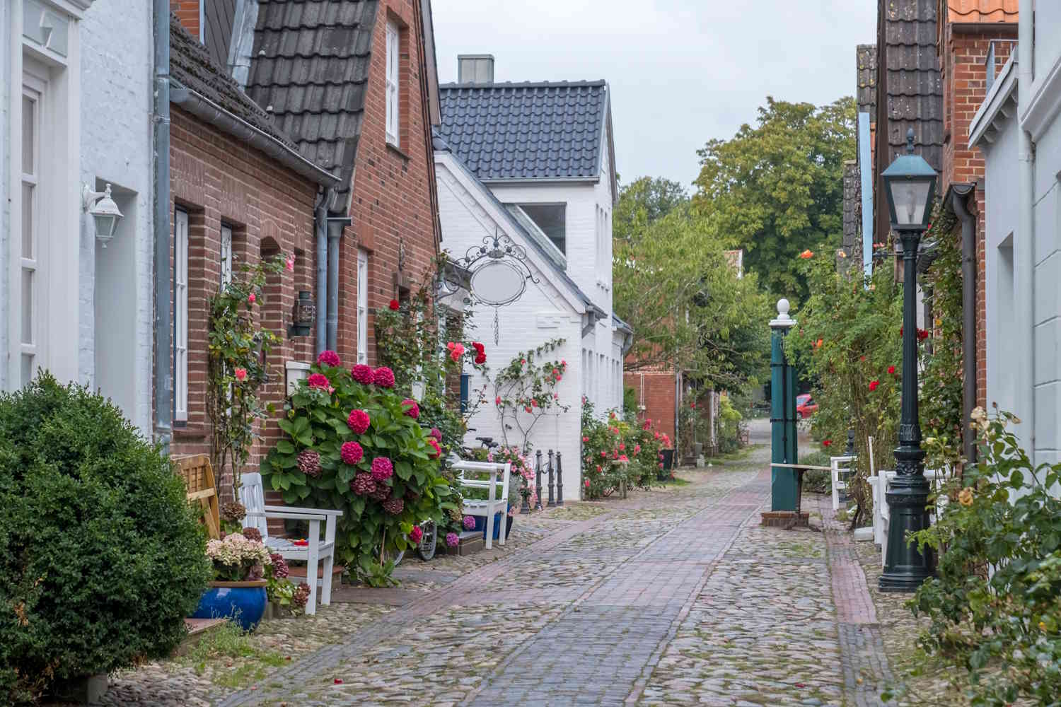 Gasse in Wyk auf Foehr
