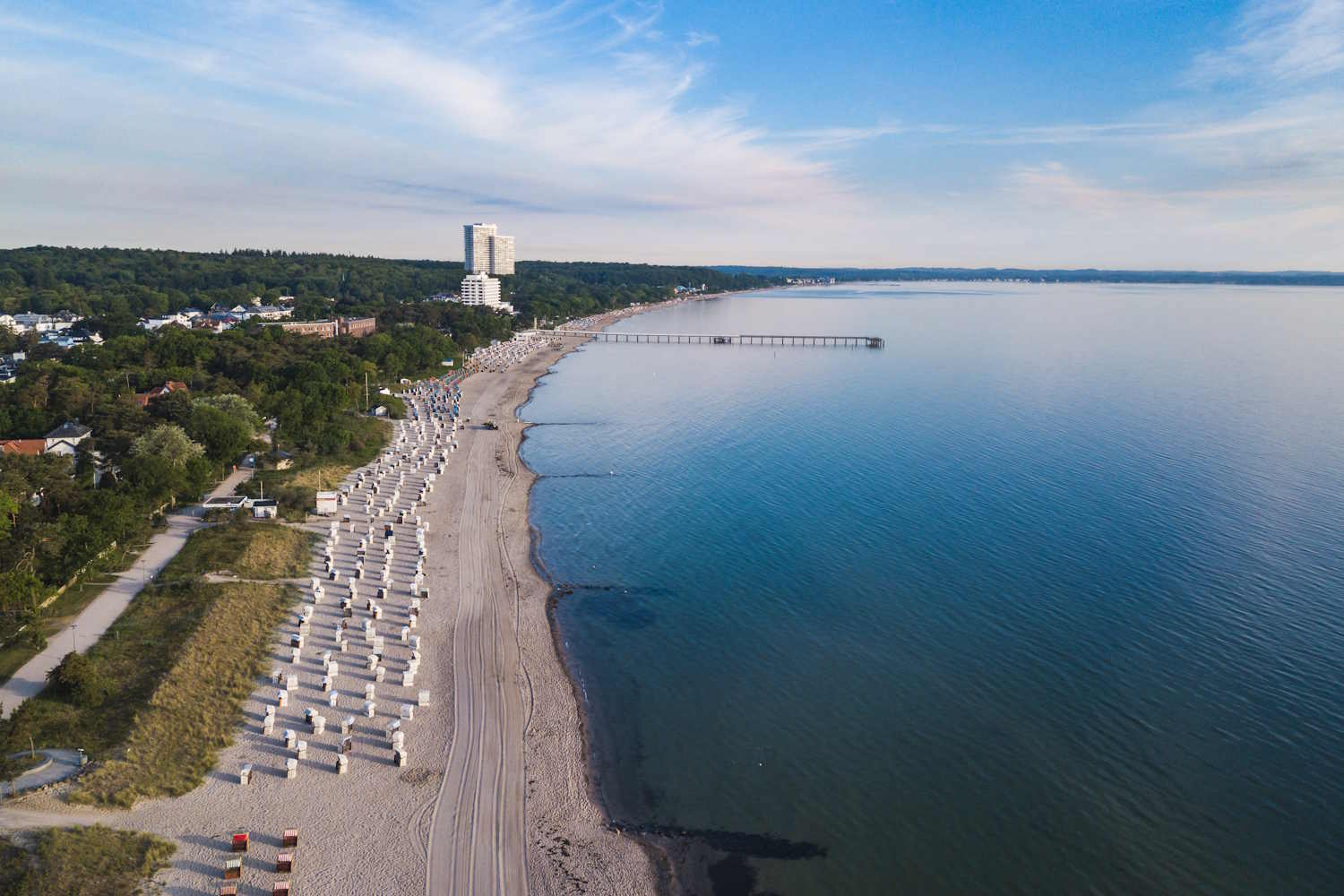 Luftbild vom Timmendorfer Strand