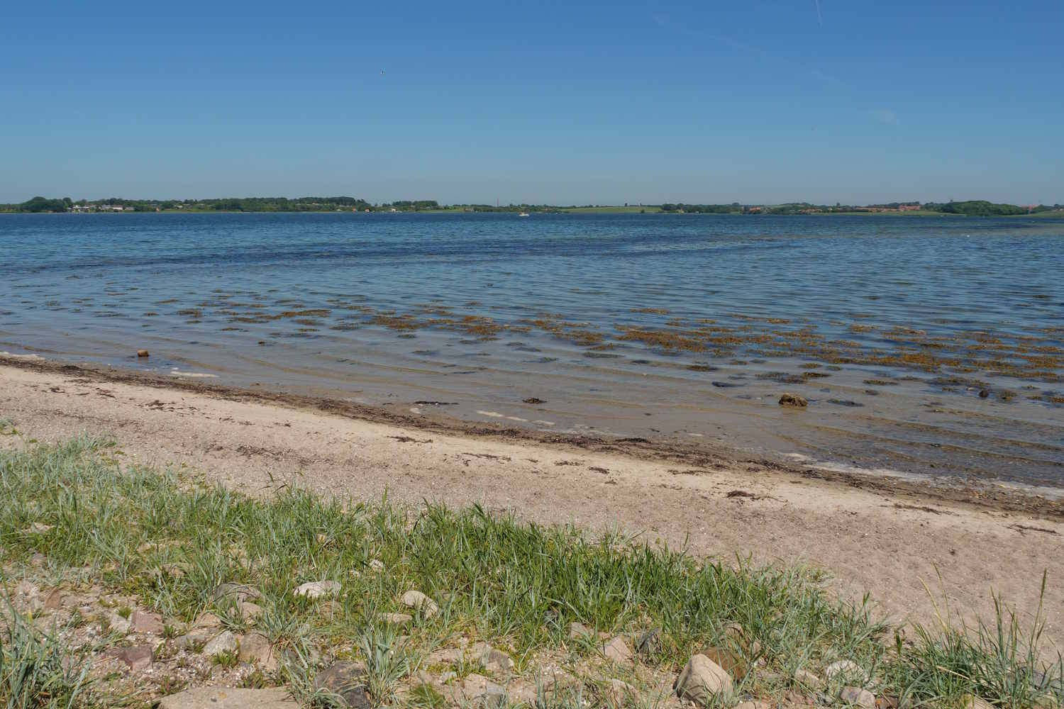 Badestrand auf der Halbinsel Holnis in Glücksburgg
